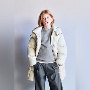 ZARA KIDS GIRL LONGLINE DOWN PUFFER COAT 13-14 YEARS